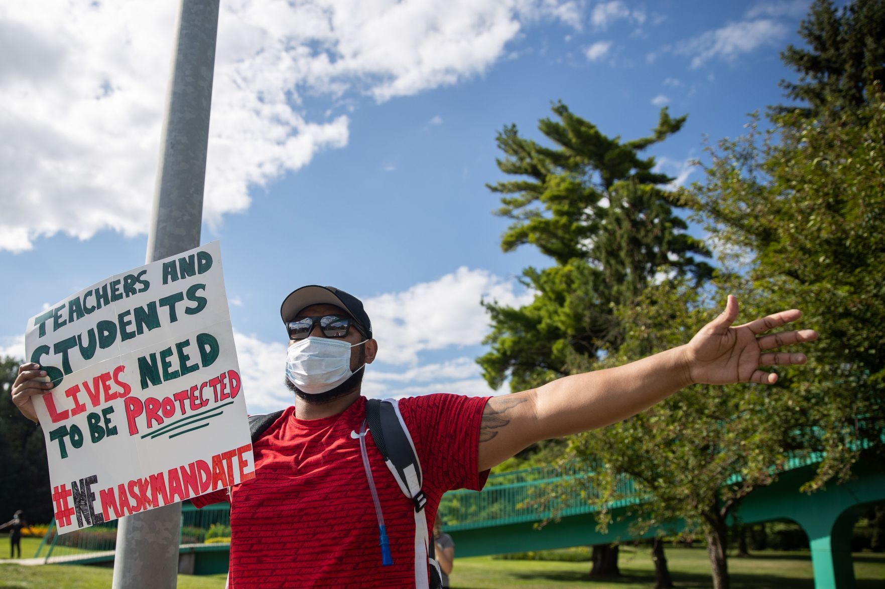 Educators Mask Mandate Protest